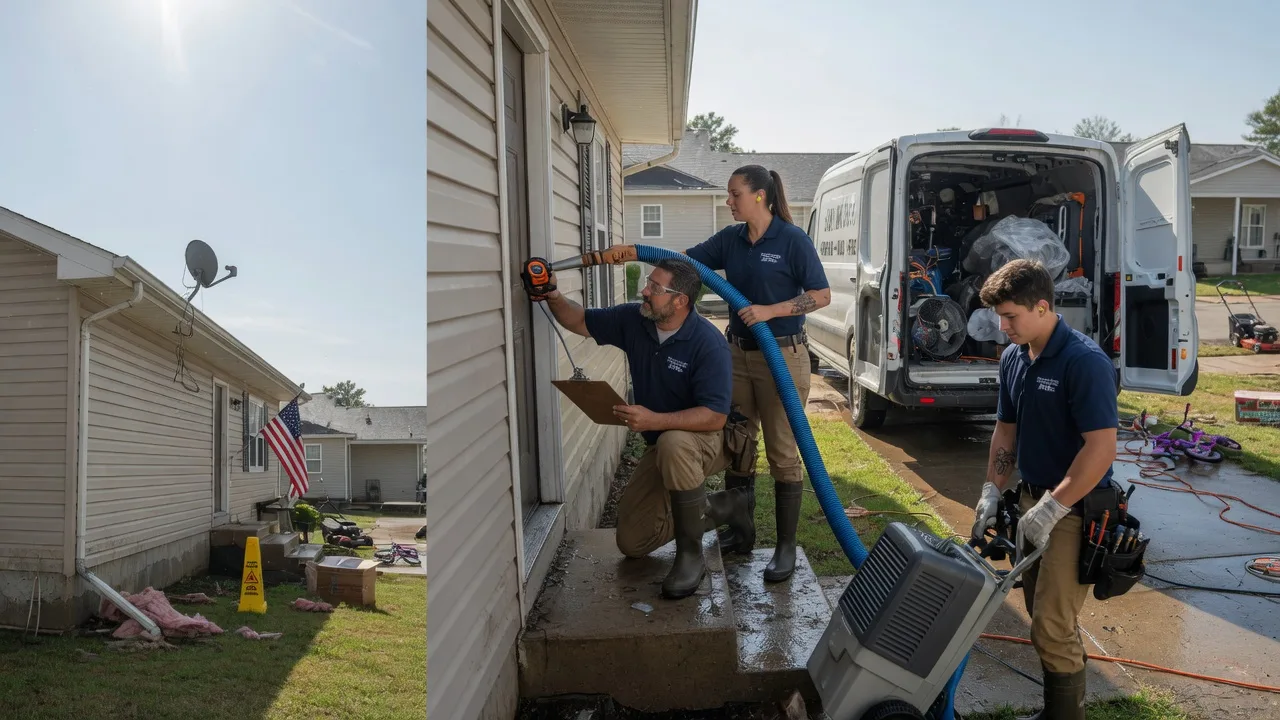 Ceiling Water Damage Restoration in Fort Thomas, KY near me